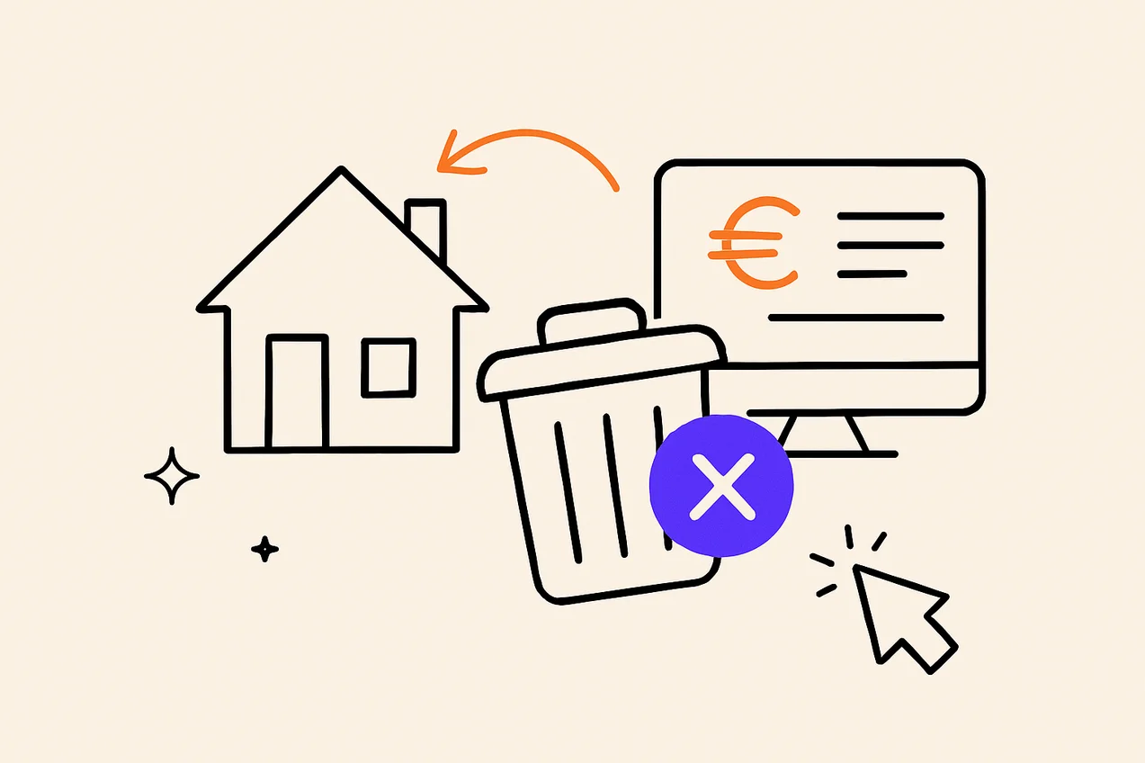 Comment supprimer un bien du compte de gestion ?